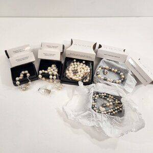 Avon Pearlesque Jewelry Bundle Twining, Elegant, Sweet NEW